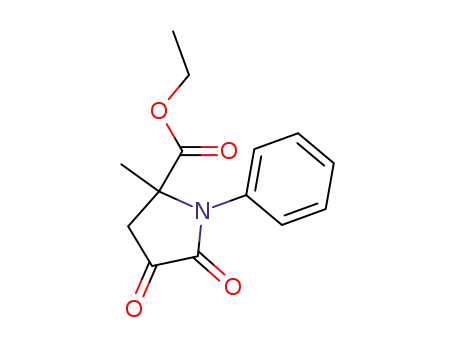 ethyl 2-methyl-4,5-dioxo-1-phenyl-2-pyrrolidinecarboxylate