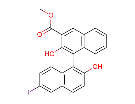 methyl 2,2'-dihydroxy-6'-iodo-1,1'-binaphthalene-3-carboxylate