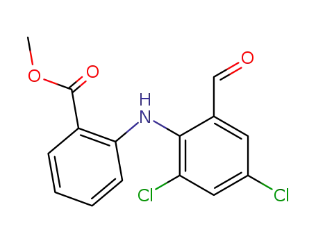 2-(2,4-Dichloro-6-formyl-phenylamino)-benzoic acid methyl ester