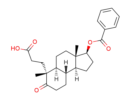 17β-benzoyloxy-5-oxo-3,5-seco-<i>A</i>-nor-androstan-3-oic acid