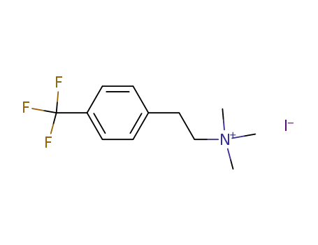 <2-<p-(Trifluoromethyl)phenyl>ethyl>trimethylammonium iodide