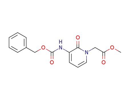 Methyl [3-benzyloxycarbonylamino-1,2-dihydro-2-oxo-1-pyridyl]-acetate