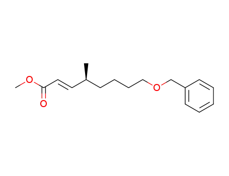 (E)-(S)-8-Benzyloxy-4-methyl-oct-2-enoic acid methyl ester