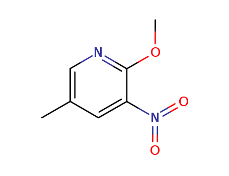 Pyridine,2-methoxy-5-methyl-3-nitro-