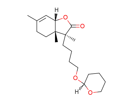 (3S,3aS,7aS)-3,3a,6-Trimethyl-3-[4-(tetrahydro-pyran-2-yloxy)-butyl]-3a,4,5,7a-tetrahydro-3H-benzofuran-2-one