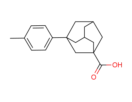 Molecular Structure of 56531-69-2 (1-(p-tolyl)-3-adamantanecarboxylicaci)