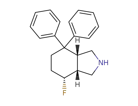 (3aR,7R,7aR)-7-Fluoro-4,4-diphenyl-octahydro-isoindole