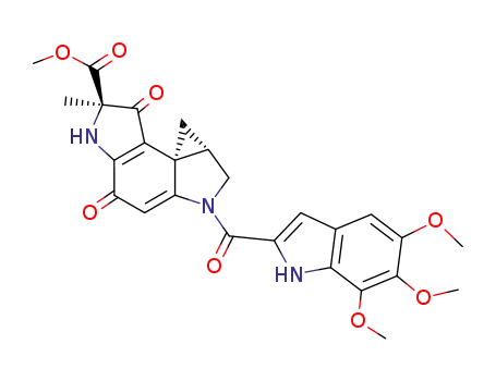 Molecular Structure of 118292-34-5 (Duocarmycin A)