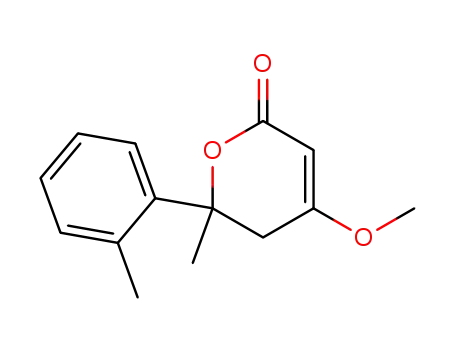 4-Methoxy-6-methyl-6-o-tolyl-5,6-dihydro-pyran-2-one