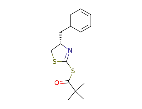2,2-dimethyl-thiopropionic acid <i>S</i>-(4-benzyl-4,5-dihydro-thiazol-2-yl) ester