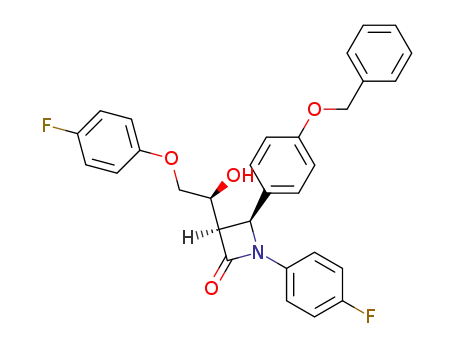 (3R,4S)-4-(4-Benzyloxy-phenyl)-3-[(S)-2-(4-fluoro-phenoxy)-1-hydroxy-ethyl]-1-(4-fluoro-phenyl)-azetidin-2-one