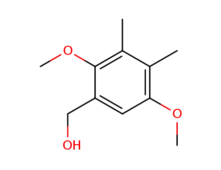 Molecular Structure of 107446-94-6 ((2,5-dimethoxy-3,4-dimethyl-phenyl)-methanol)