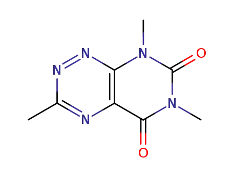 Molecular Structure of 25696-97-3 (3,6,8-trimethylpyrimido[5,4-e][1,2,4]triazine-5,7(6H,8H)-dione)
