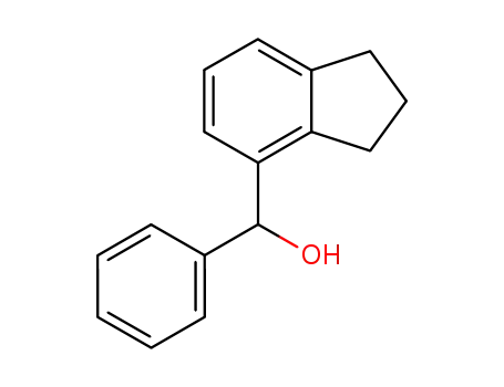 (+/-)-Hydroxy-phenyl-(indanyl-<sup>(4)</sup>)-methan