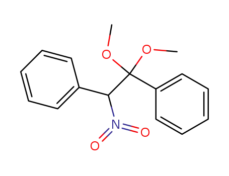 Benzene, 1,1'-(1,1-dimethoxy-2-nitro-1,2-ethanediyl)bis-