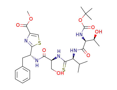 Boc-aThr-(S)-Val-Ψ(CS-NH)-(S)-Ser-(R)-Phe-Thz-OMe