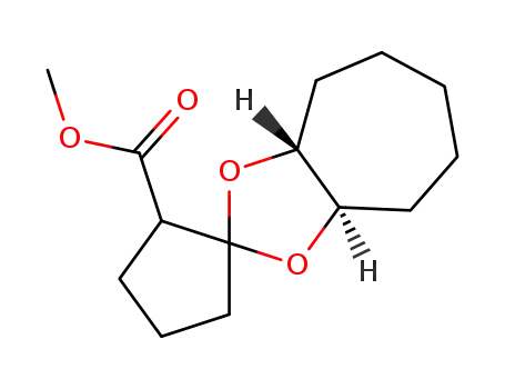 methyl (1RS)-2,2-((R,R)-cycloheptane-1,2-dioxy)cyclopentanecarboxylate