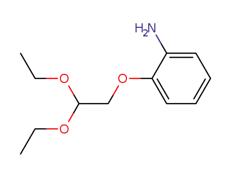 Molecular Structure of 61144-94-3 (Benzenamine, 2-(2,2-diethoxyethoxy)-)