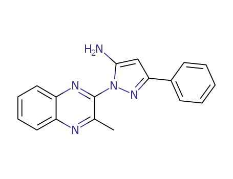 2-(3-Methyl-quinoxalin-2-yl)-5-phenyl-2H-pyrazol-3-ylamine