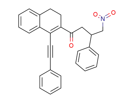 Molecular Structure of 183860-04-0 (1-Butanone,
1-[3,4-dihydro-1-(phenylethynyl)-2-naphthalenyl]-4-nitro-3-phenyl-)
