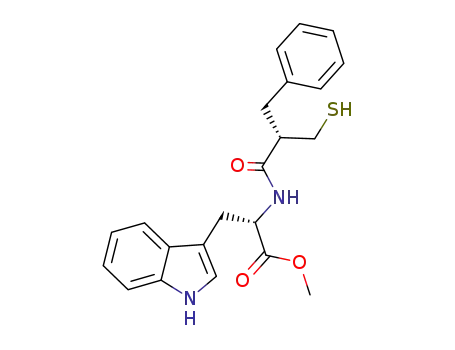 (S)-3-(1H-Indol-3-yl)-2-((S)-2-mercaptomethyl-3-phenyl-propionylamino)-propionic acid methyl ester