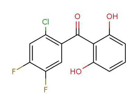2-(2-chloro-4,5-difluorobenzoyl)-1,3-dihydroxybenzene