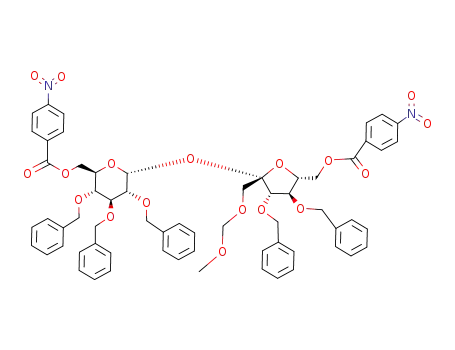 2,3,4,3',4'-penta-O-benzyl-1'-methoxymethyl-6,6'-di-O-p-nitrobenzoylsucrose