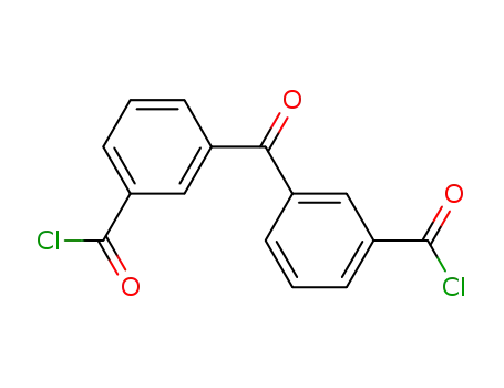 Molecular Structure of 6472-69-1 (Benzoyl chloride, 3,3'-carbonylbis-)