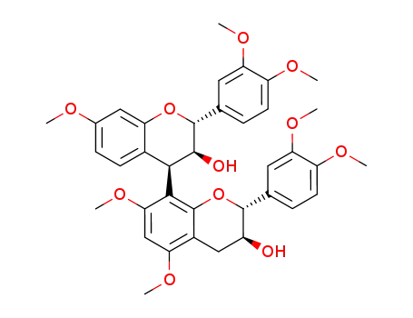 (-)-fisetinidol-(4β,8)-(+)-catechin hepta-O-methyl ether