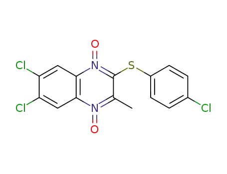 6,7-dichloro-2-methyl-3-(4-chlorophenyl)thioquinoxaline 1,4-dioxide