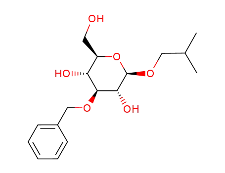 (2R,3R,4S,5R,6R)-4-Benzyloxy-2-hydroxymethyl-6-isobutoxy-tetrahydro-pyran-3,5-diol