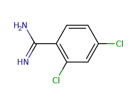 Molecular Structure of 63124-43-6 (2,4-DICHLORO-BENZAMIDINE)