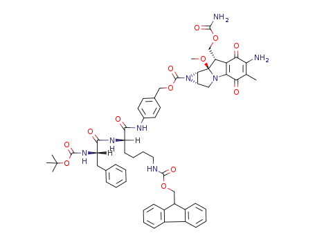 Boc-Phe-Lys(Fmoc)-p-aminobenzyloxycarbonyl-mitomycin C