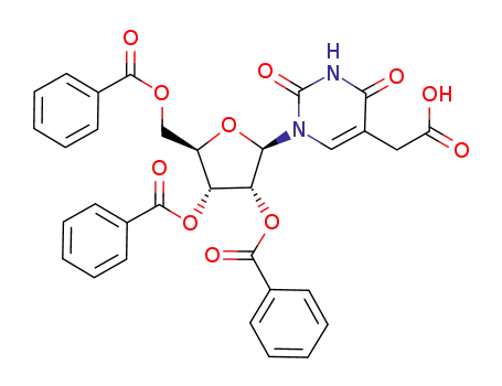 2',3',5'-tri-O-benzoyl-5-carboxymethyluridine