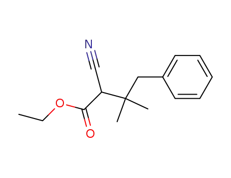 ethyl 2-cyano-3,3-dimethyl-4-phenylbutanoate