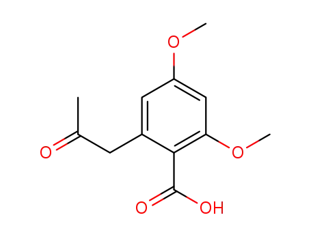 2,4-dimethoxy-6-(2-oxopropyl)benzoic acid