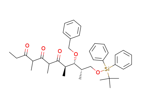 (8R,9R,10S)-9-Benzyloxy-11-(tert-butyl-diphenyl-silanyloxy)-4,6,8,10-tetramethyl-undecane-3,5,7-trione