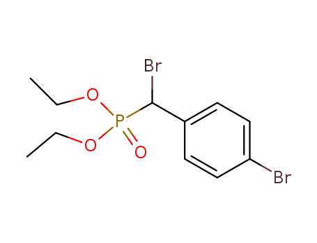 Molecular Structure of 23755-79-5 (diethyl α-bromo-4-bromobenzylphosphonate)