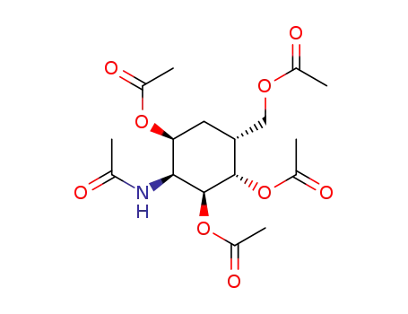 DL-(1,2,3/4,5)-2-acetamido-5-acetoxymethyl-1,3,4-tri-O-acetyl-1,3,4-cyclohexanetriol