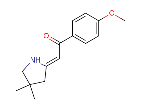 Ethanone, 2-(4,4-dimethyl-2-pyrrolidinylidene)-1-(4-methoxyphenyl)-, (Z)-