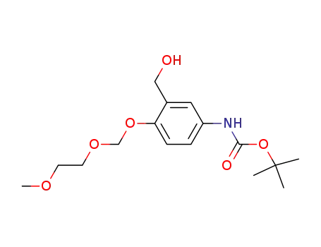 [3-Hydroxymethyl-4-(2-methoxy-ethoxymethoxy)-phenyl]-carbamic acid tert-butyl ester