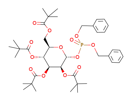 dibenzyl-(2,3,4,6-tetra-O-pivaloyl-α-D-mannopyranosyl)-phosphate