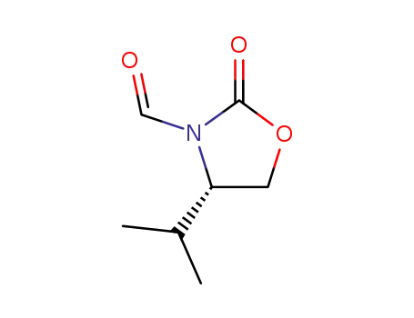 3-옥사졸리딘카르복스알데히드, 4-(1-메틸에틸)-2-옥소-, (4S)-(9CI)