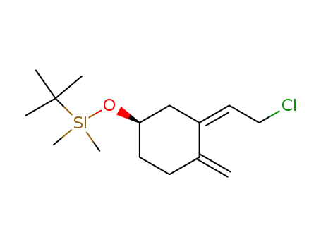(2Z)-(5R)-2-[5-(t-butyldimethylsilyl)oxy-2-methylenecyclohexylidene]-1-chloroethane