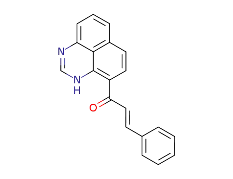 Molecular Structure of 362047-59-4 (4<sup>(9)</sup>-Cinnamoylperimidine)