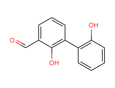 Molecular Structure of 156660-22-9 (2,2'-dihydroxybiphenyl-3-carboxaldehyde)
