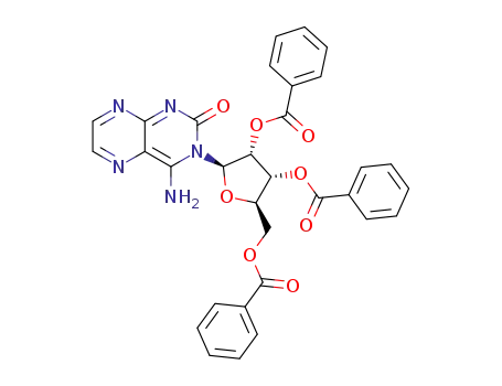 4-amino-2-oxo-3-(2,3,5-tri-O-benzoyl-β-D-ribofuranosyl)-2,3-dihydropteridine