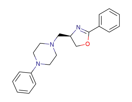 1-Phenyl-4-((R)-2-phenyl-4,5-dihydro-oxazol-4-ylmethyl)-piperazine
