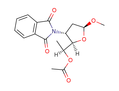 methyl 5-O-acetyl-3-phthalimido-2,3,6-trideoxy-β-L-ribo-hexofuranoside