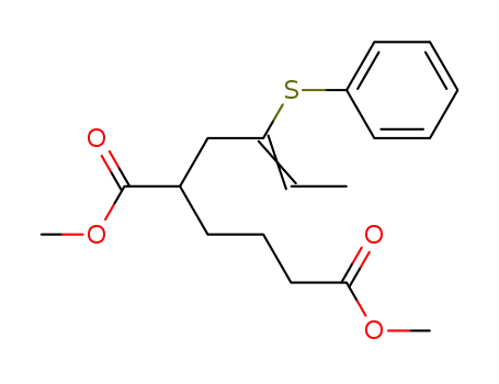 dimethyl 2-(2-(phenylthio)-2-butenyl)adipate
